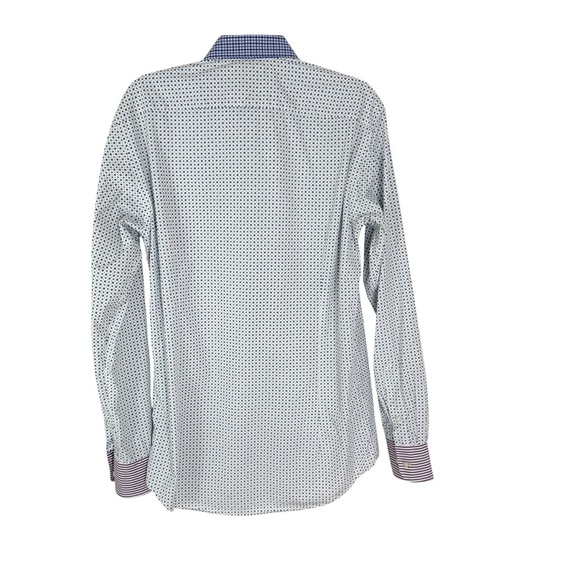 Etro Men’s Mixed Print Cotton Italian Dress Shirt Size 40 - Picture 9 of 10